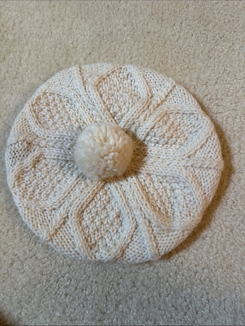 Aran Crafts Merino Wool Tam Hat
